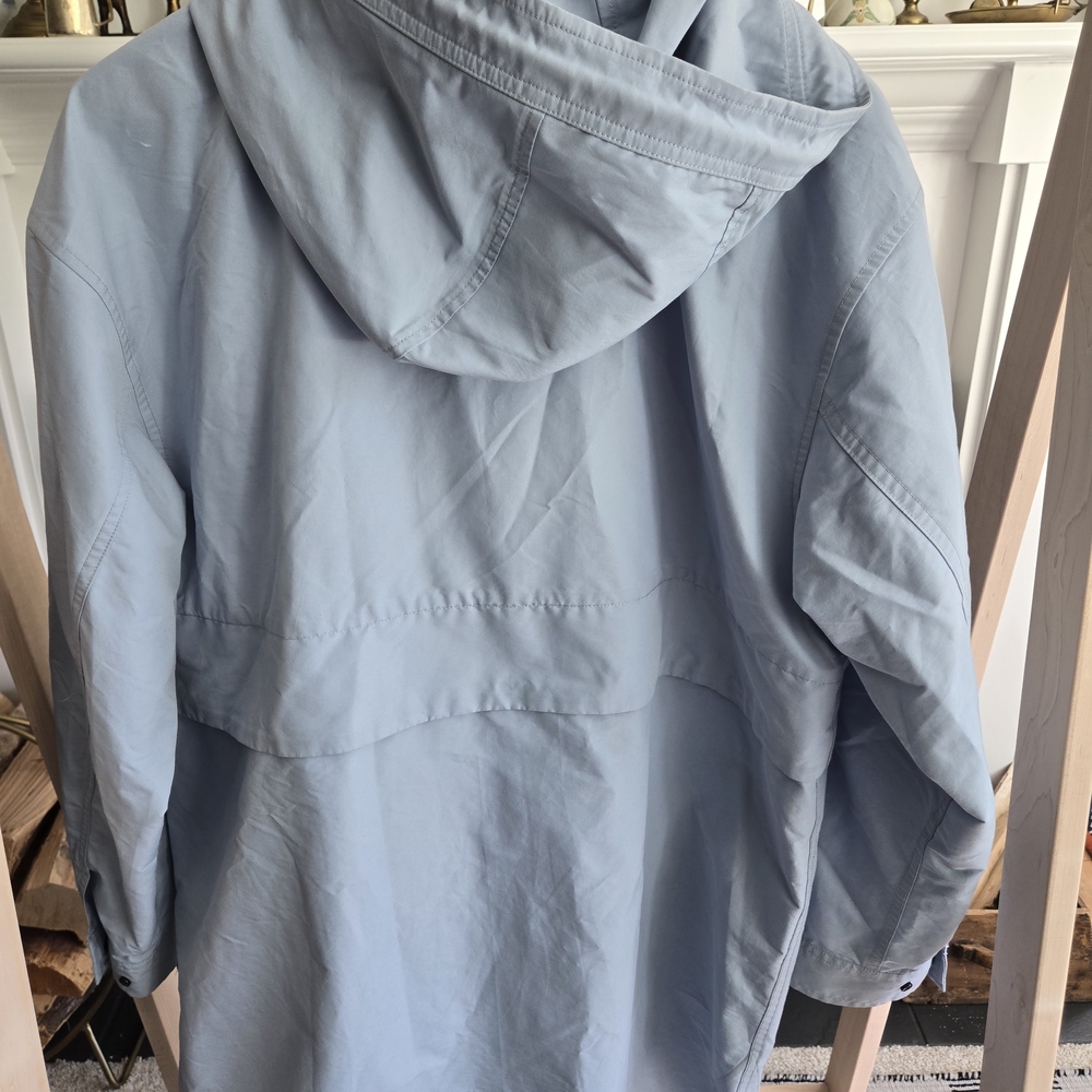 Everlane Pale Blue Hooded Utility Jacket - Picture 4 of 6